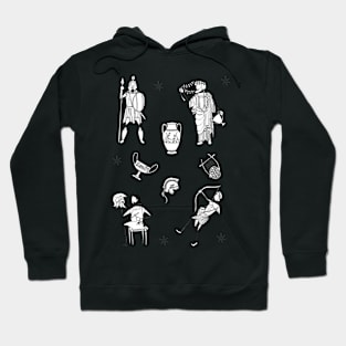 Greek Myth Comix - The Gods Sticker Pack 3 Hoodie